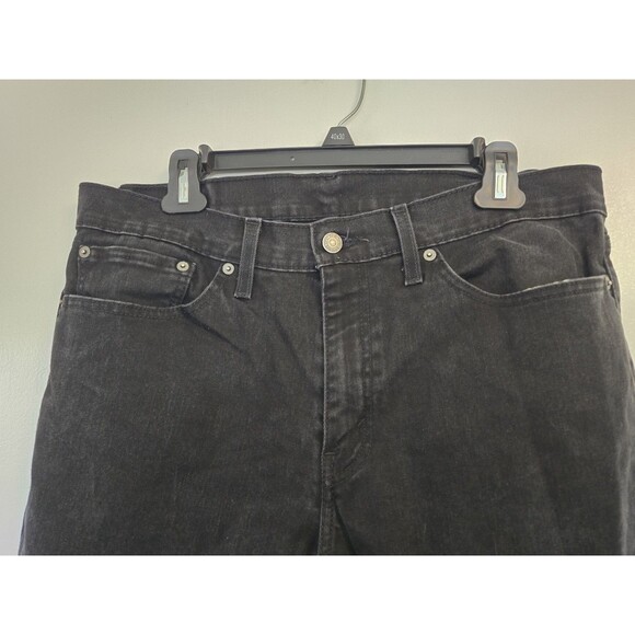 Levis Jeans Mens 34x30 511 Black Slim Fit Medium Wash Stretch Denim Grunge Skate - Picture 2 of 9